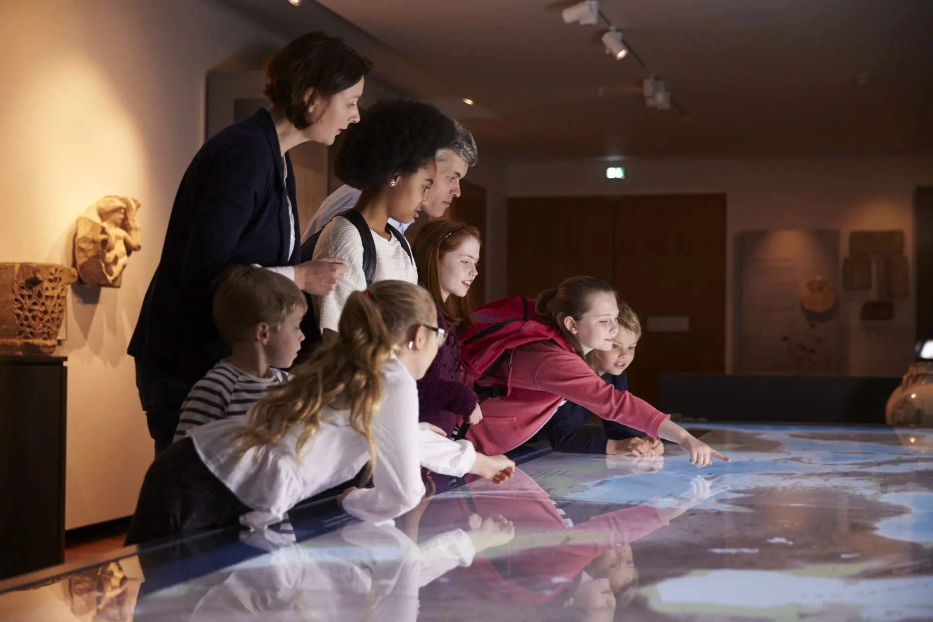 Kids at museum