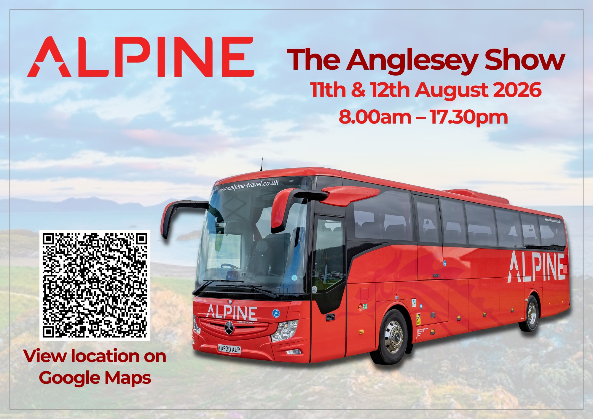 Alpine will be attending The Anglesey Show on the 11th & 12th of August 2026
